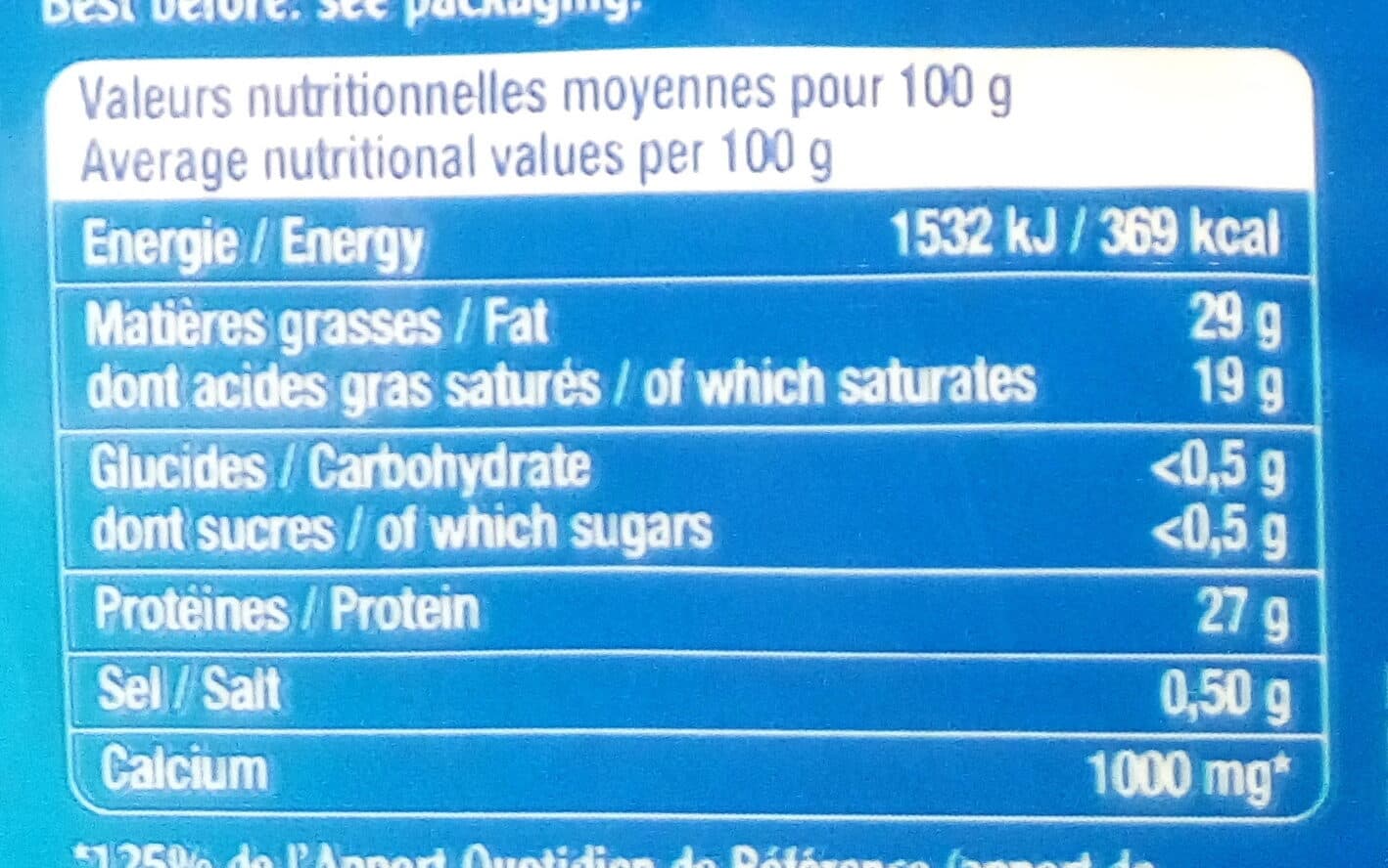 Entremont Emmental Francese packshot