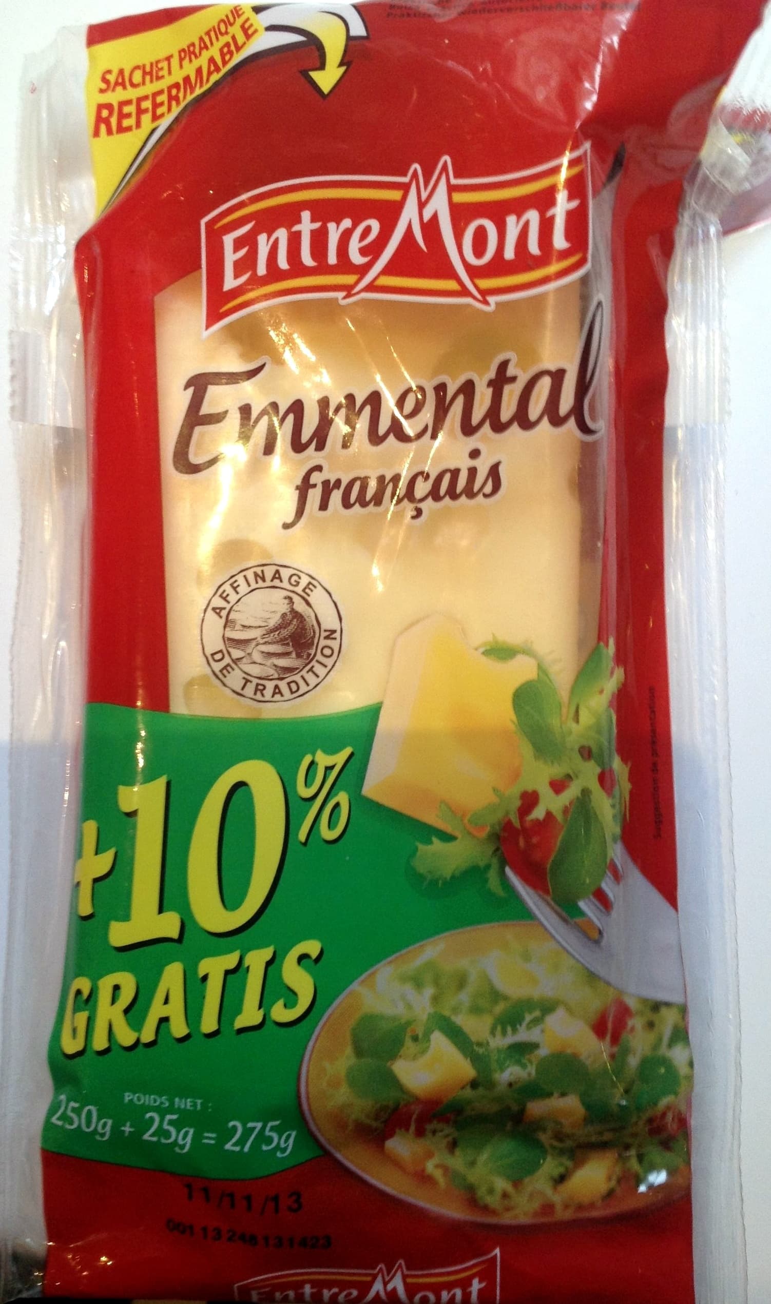 Entremont Emmental français + 10 % gratis (28 % MG) packshot