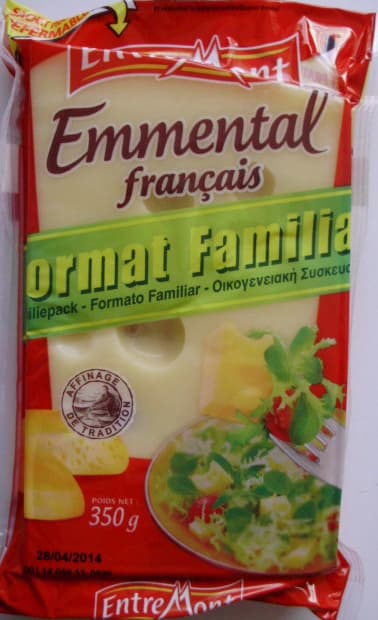 EntreMont Emmental français (29 % MG) Format Familial packshot