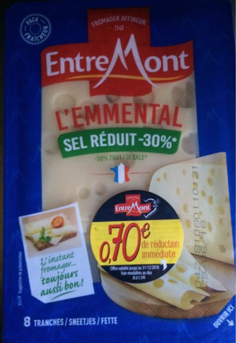 Entremont L'emmental packshot
