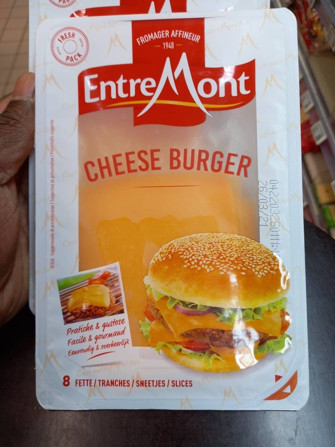 Entremont Entremont Cheese Burger Slices 120G packshot