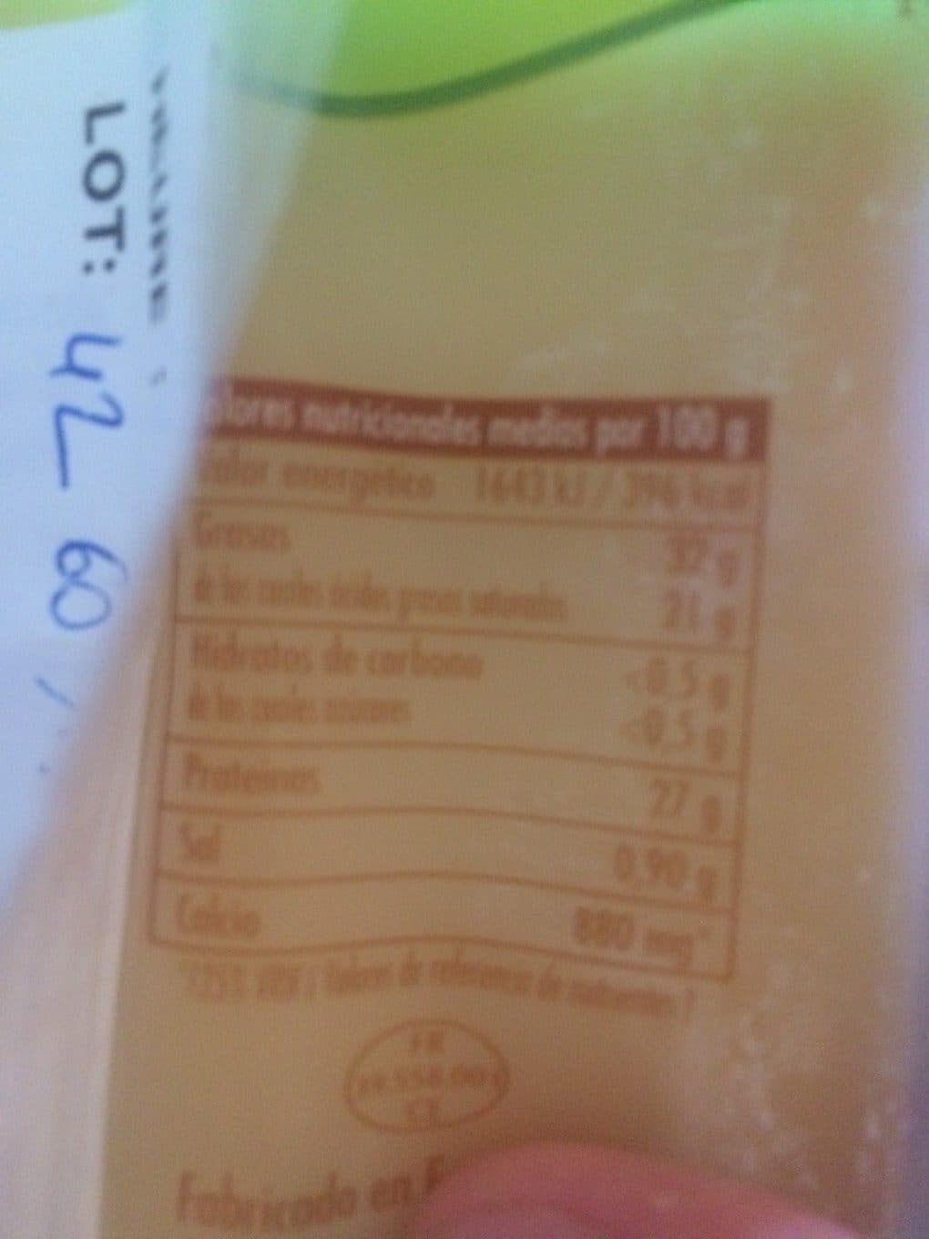 Natual Gruyere packshot