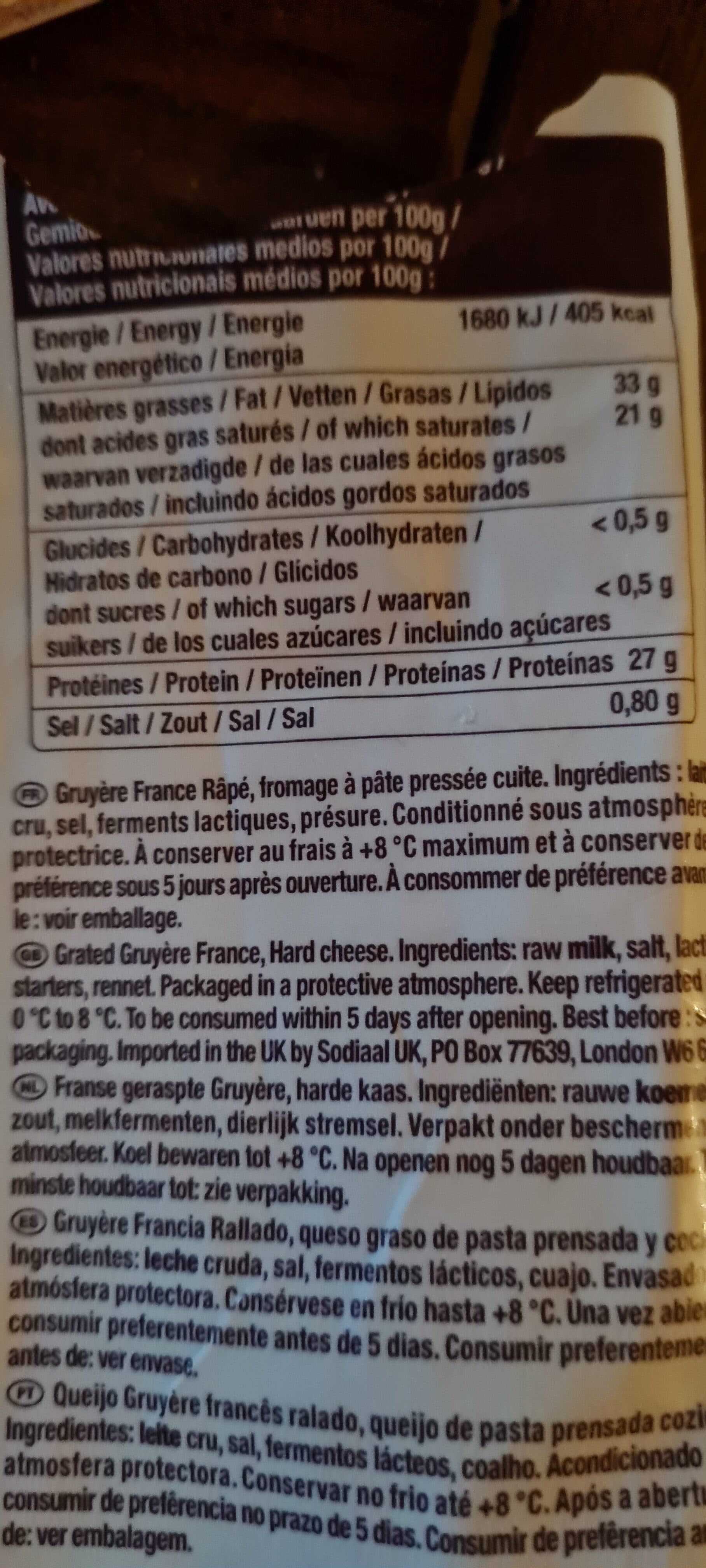 EntreMont Gruyère IGP France Entremont packshot