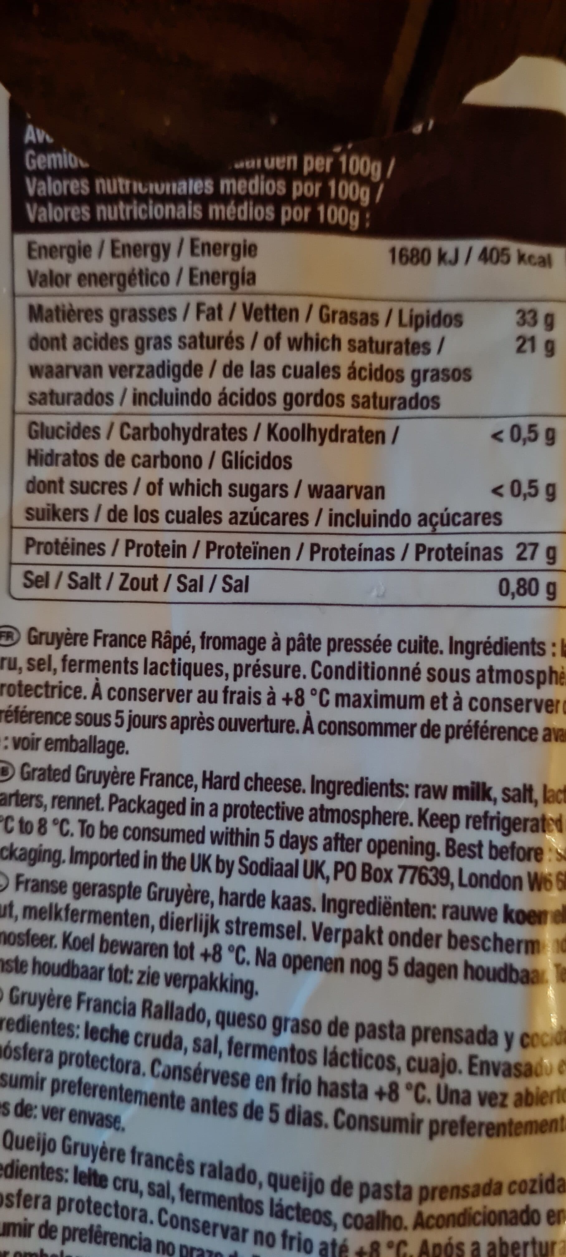 EntreMont Gruyère IGP France Entremont packshot