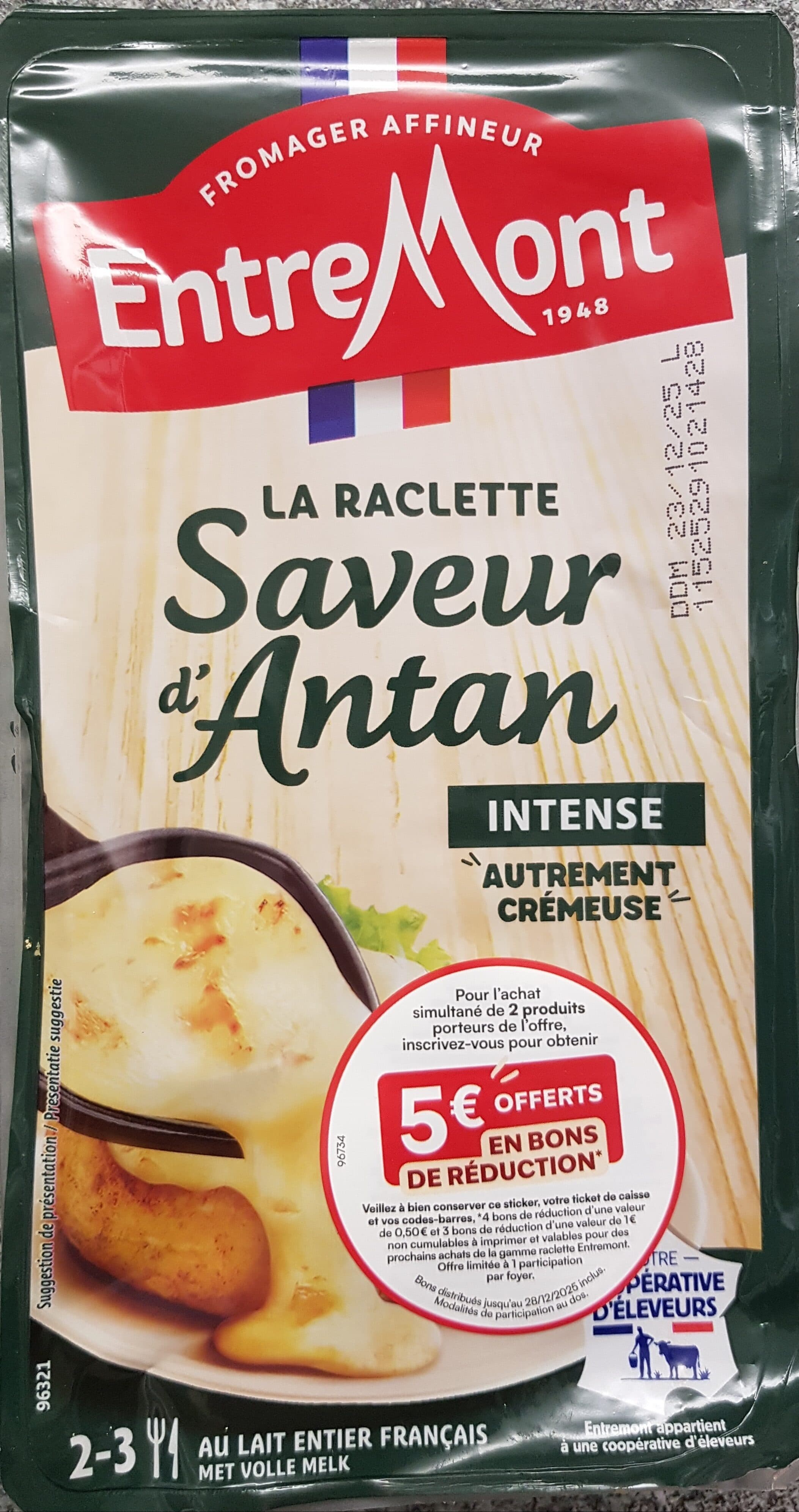 Entremont Raclette Saveur d'Antan packshot