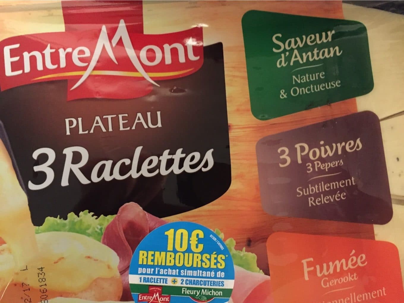Entremont Plateau 3 raclettes packshot
