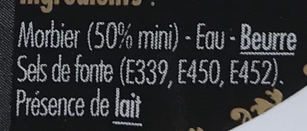 Monts & Terroir Creme de morbier packshot