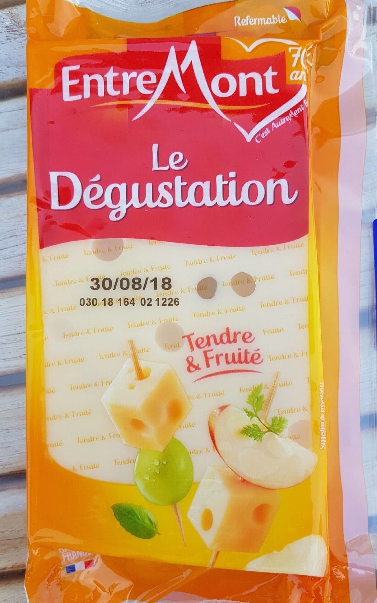 Entremont Tendre Degustat 250G., packshot