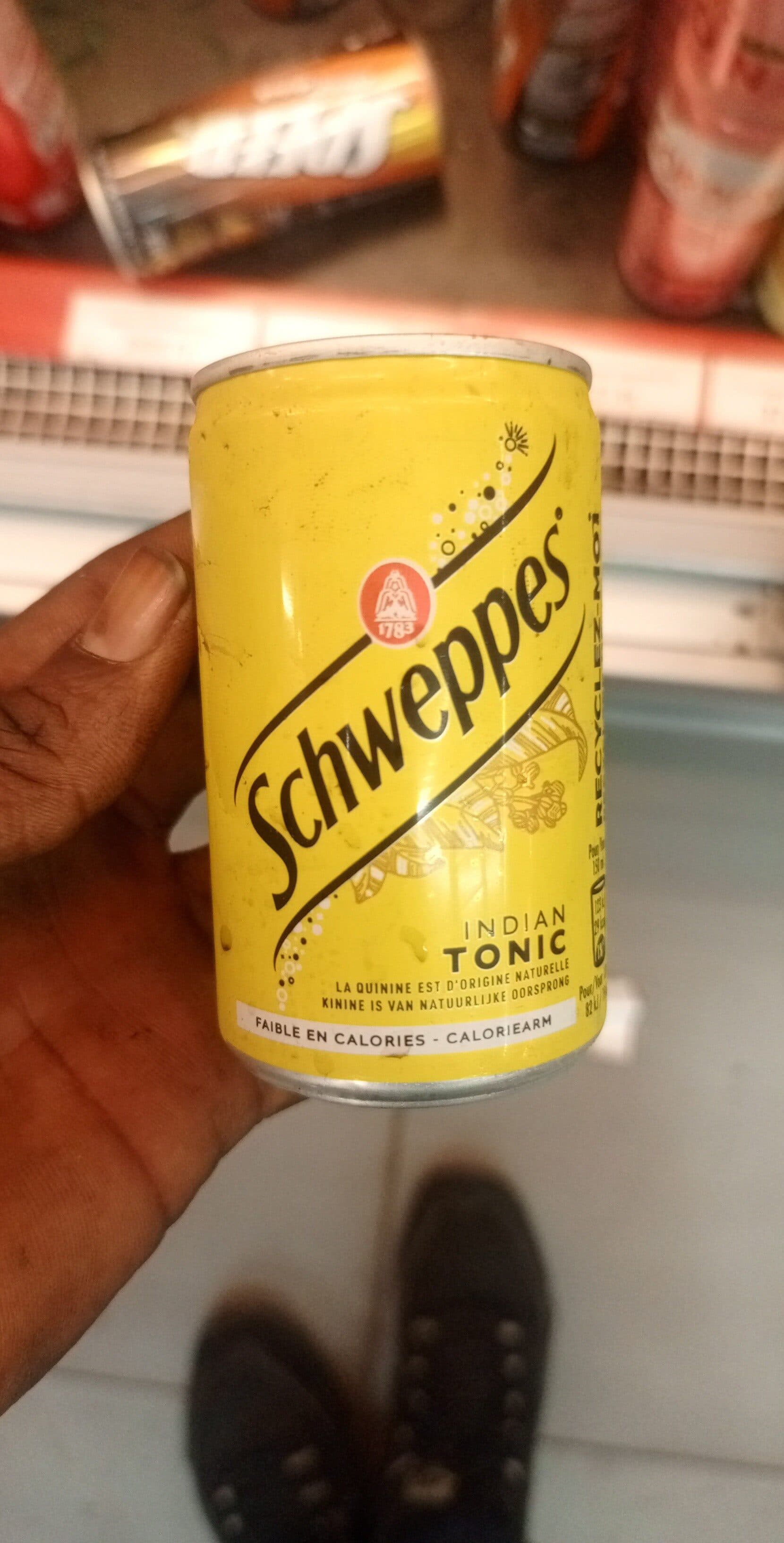 schweppes boisson tonic indian 15cl Schweppes can packshot