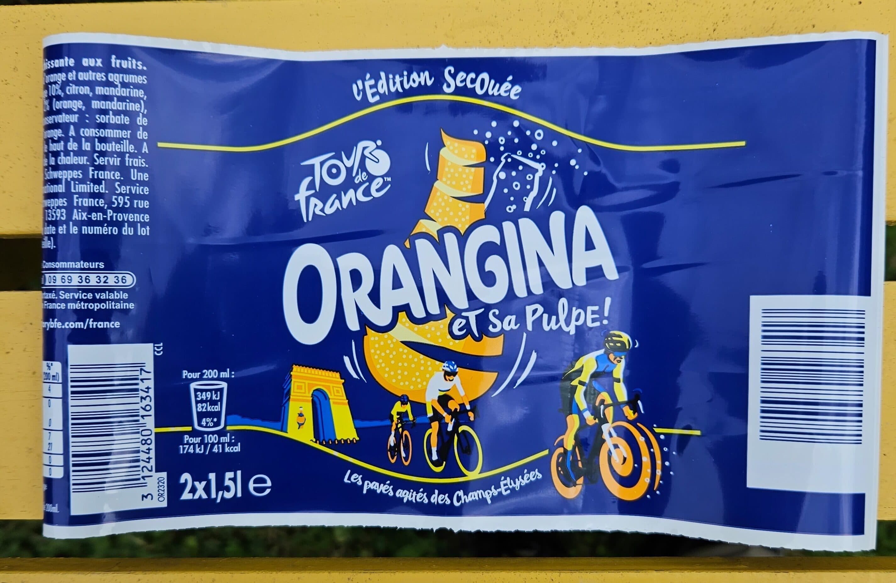 Orangina Boisson gazeuse a la pulpe d'orange packshot
