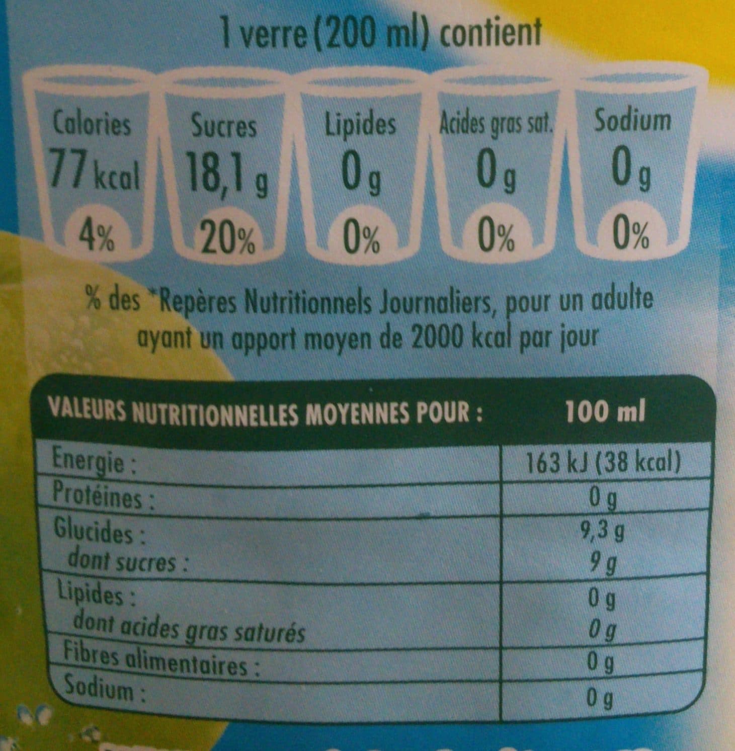 Oasis Boisson rafraichissante aux fruits et à l'eau de source pomme citron packshot