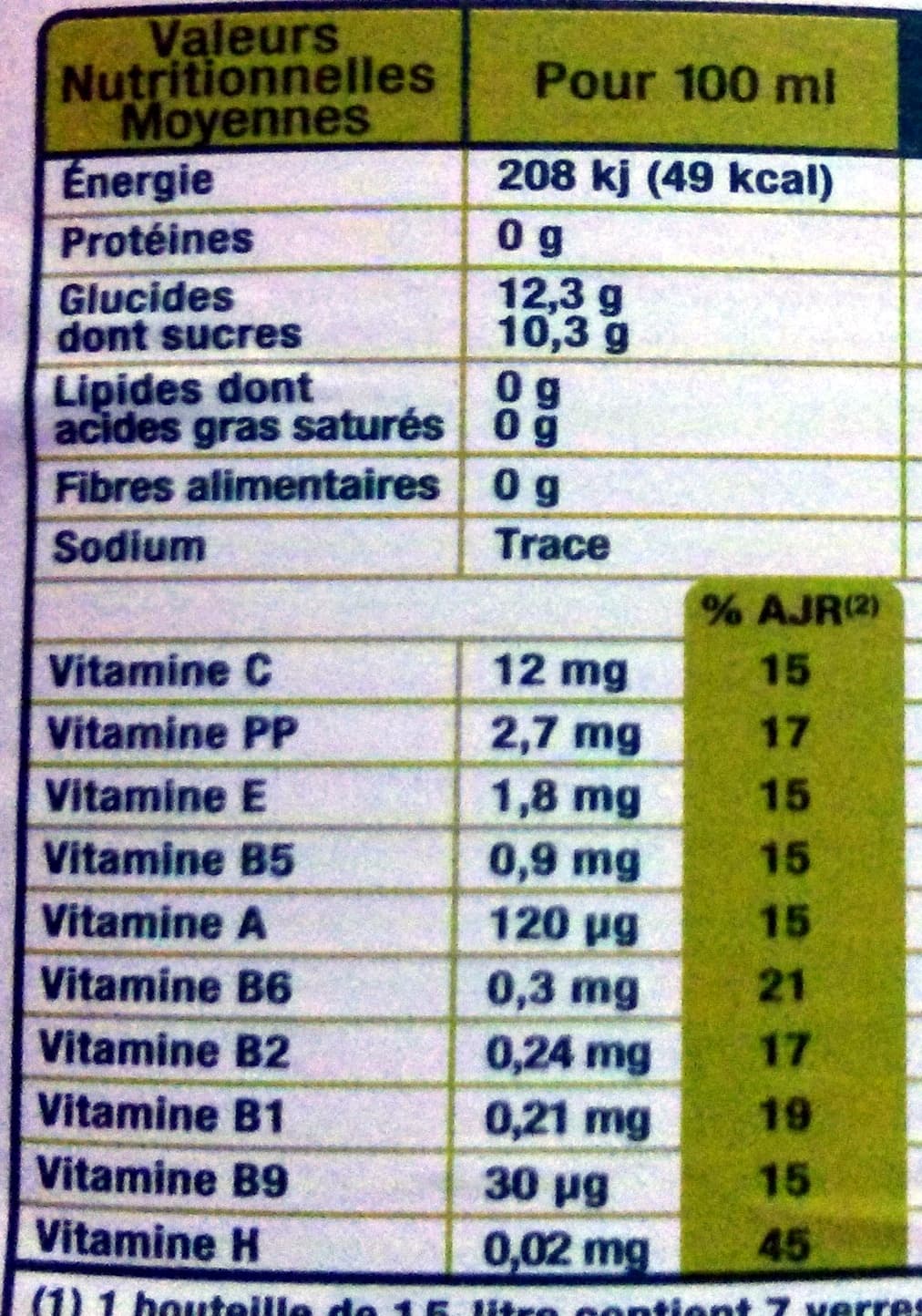 Pampryl Nectar multi-fruits packshot