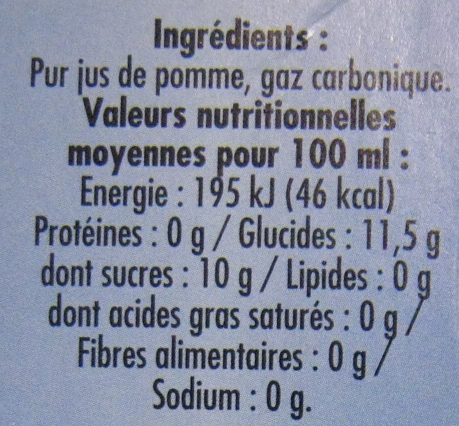 Champomy Jus de pomme pétillant Champomy (pack de 2) packshot