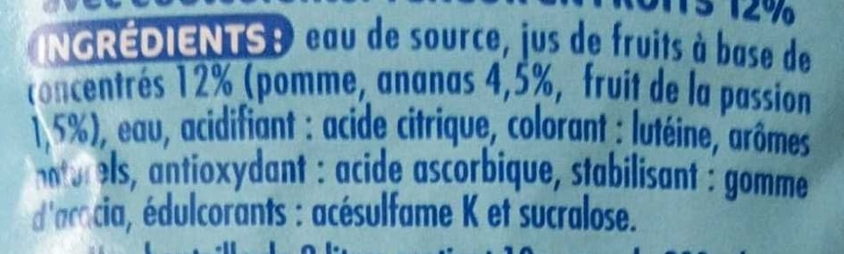 Oasis Oasis Zero Ananas Passion packshot