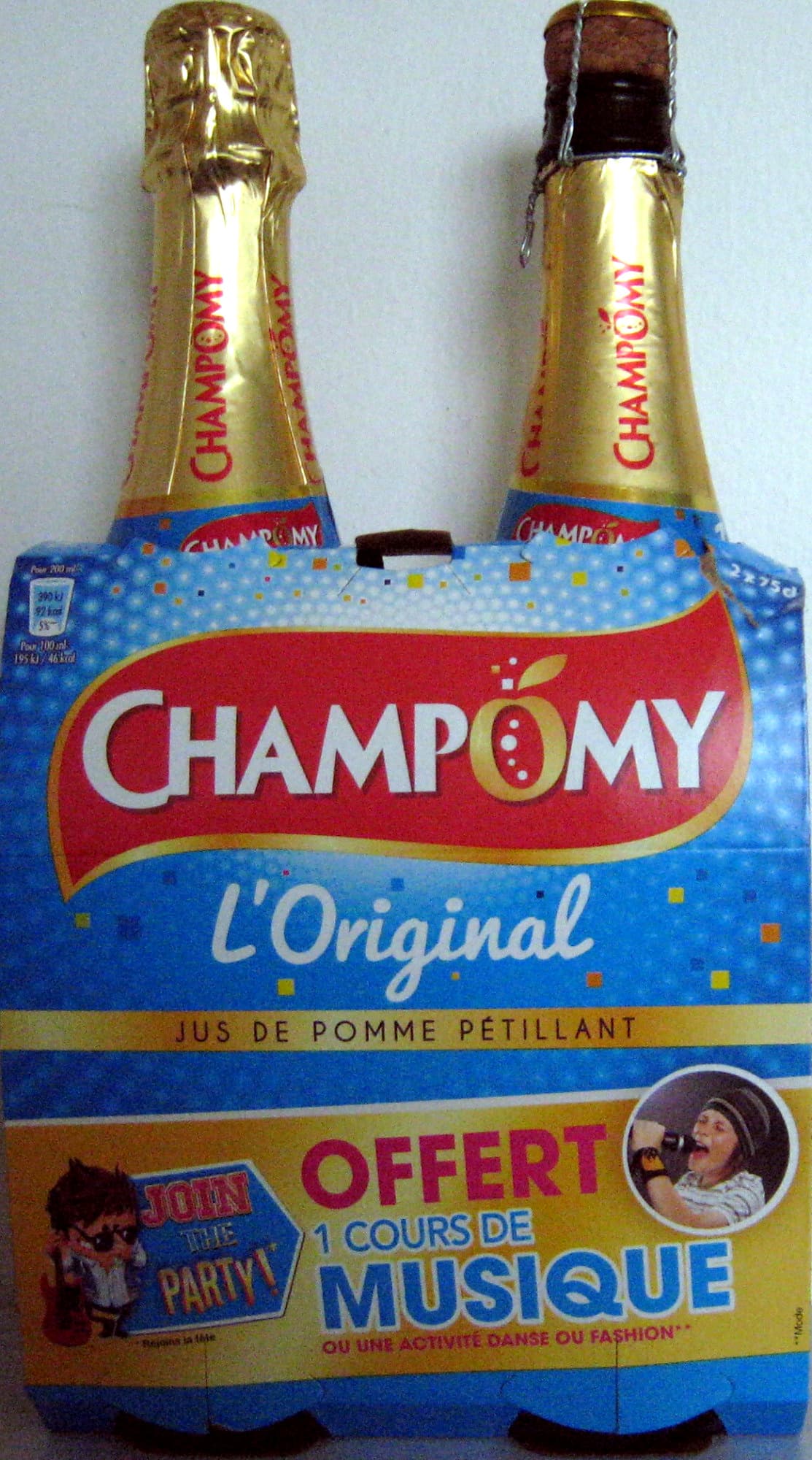 Champomy Jus de pomme pétillant (lot de 2) Champomy packshot