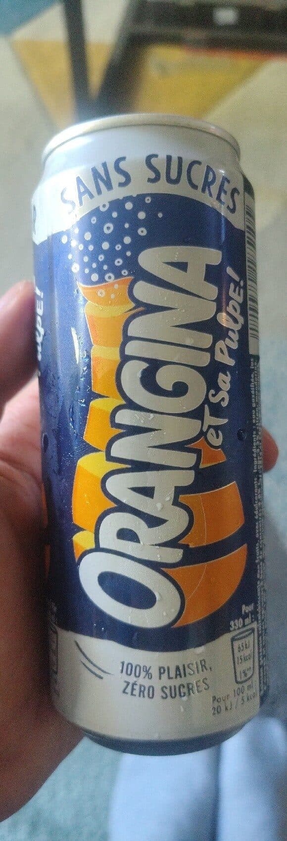 Orangina Orangina zero packshot