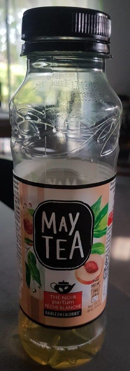 May tea Thé noir parfum pèche blanche packshot