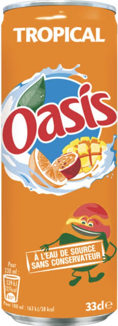 Oasis 33CL CAN SLIM TROPICAL packshot