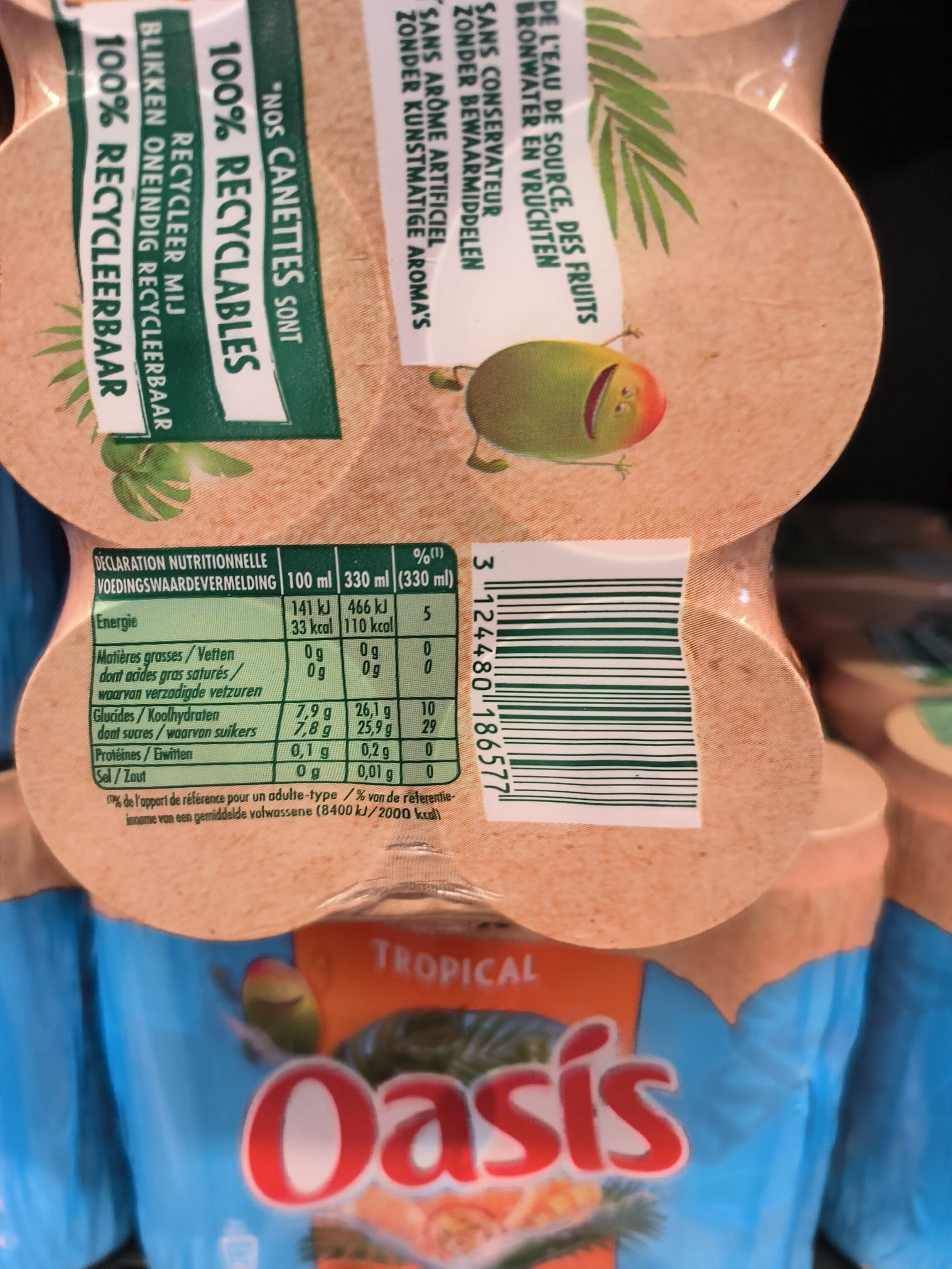 Oasis Oasis tropical packshot