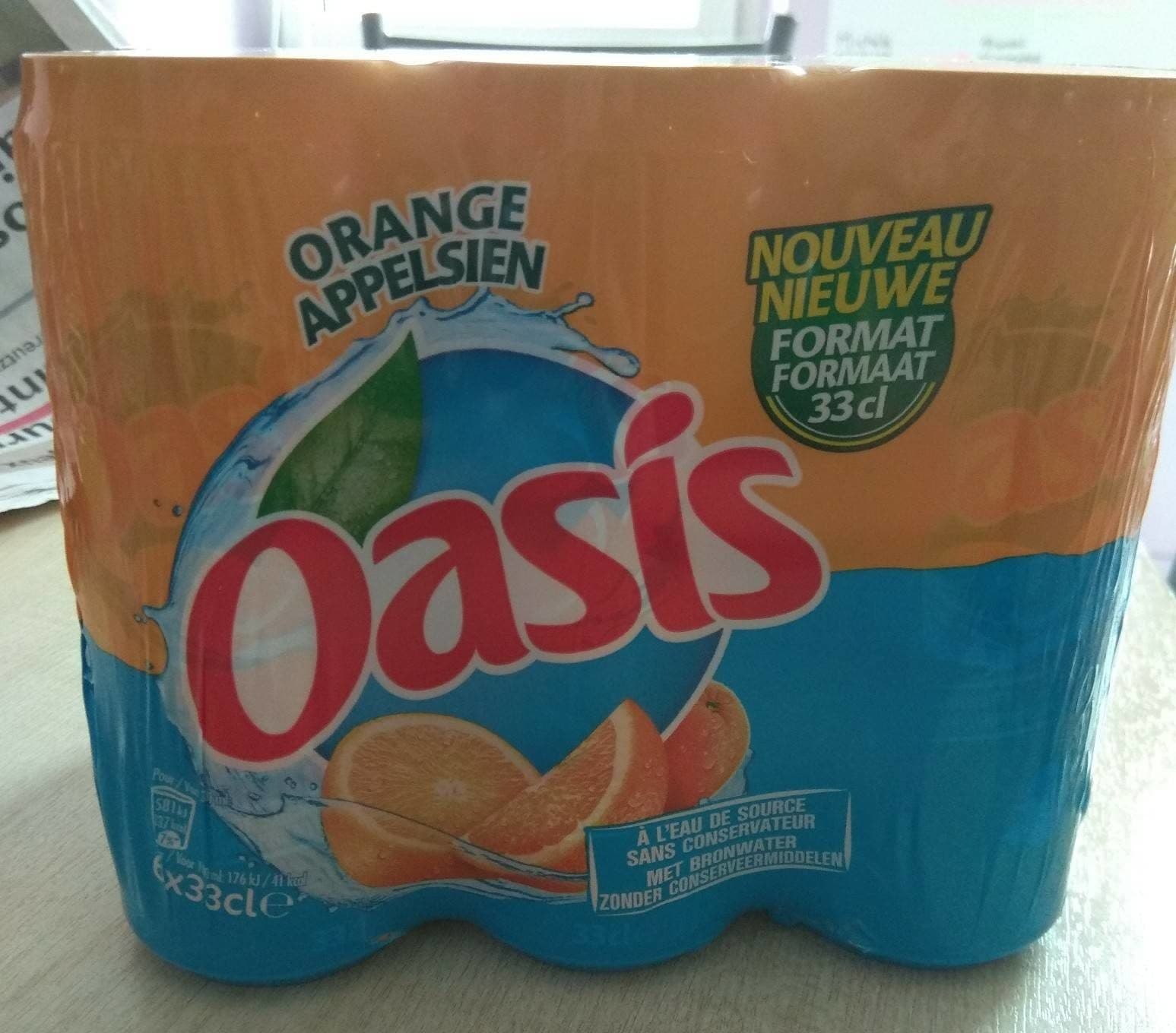 Oasis Oasis orange packshot