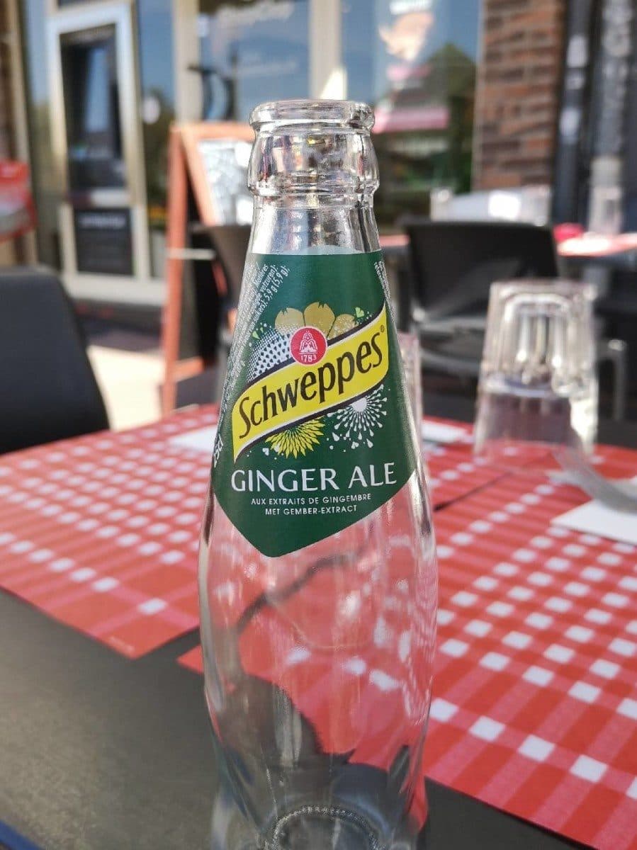 Schweppes Ginger ale packshot