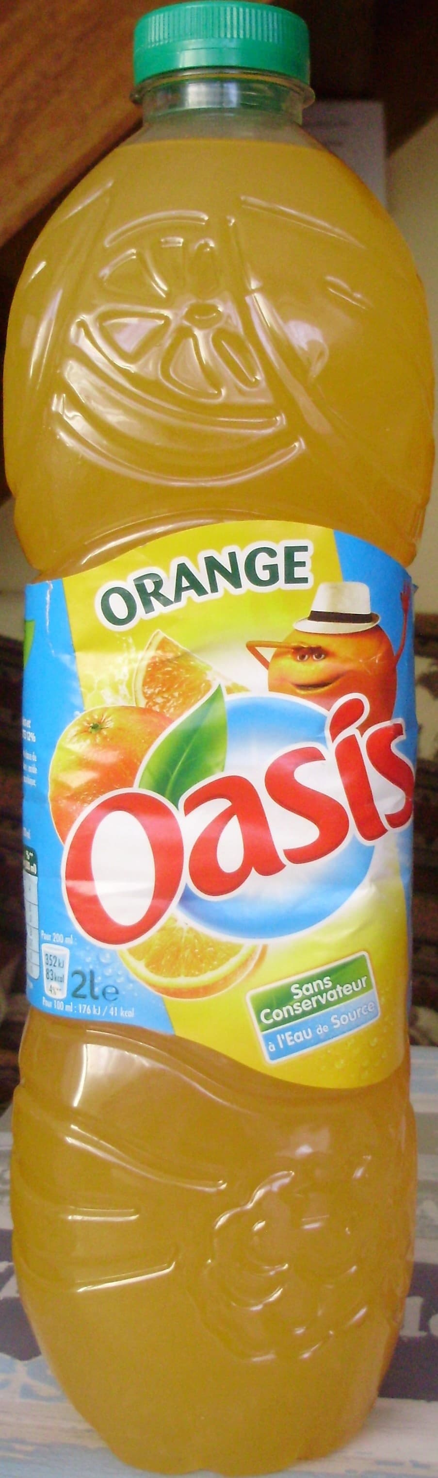 Oasis Orange à l'eau de source packshot