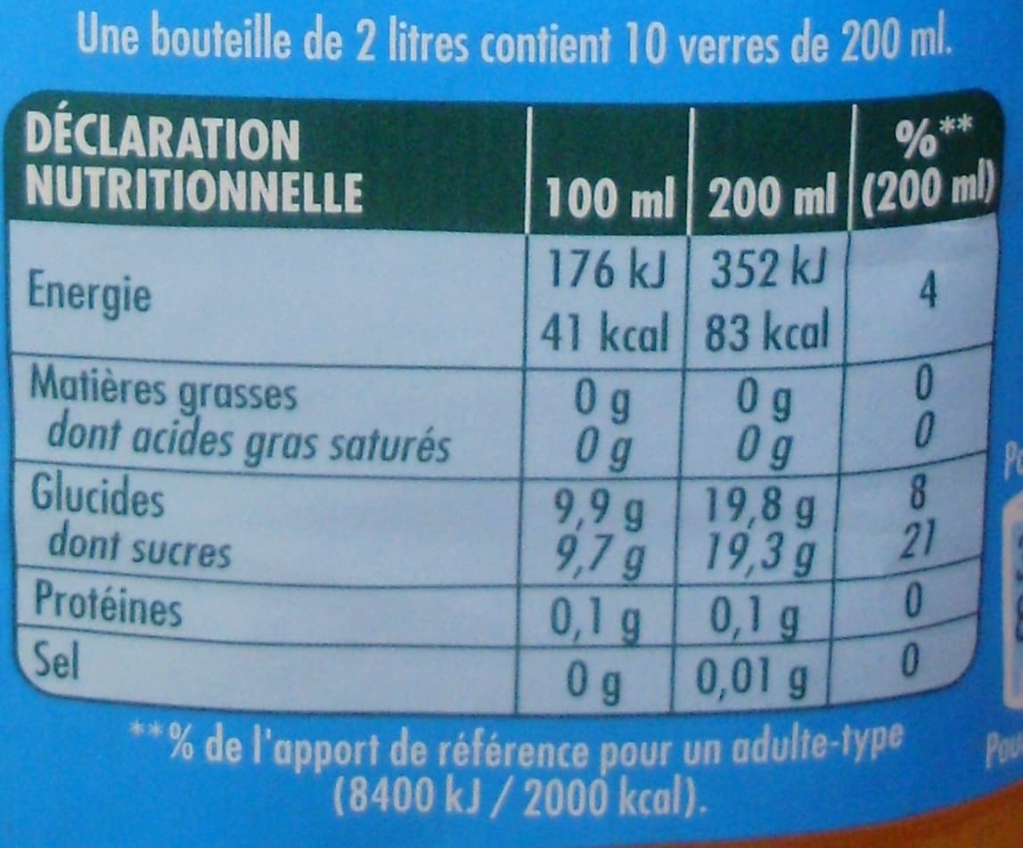 Oasis Orange à l'eau de source packshot