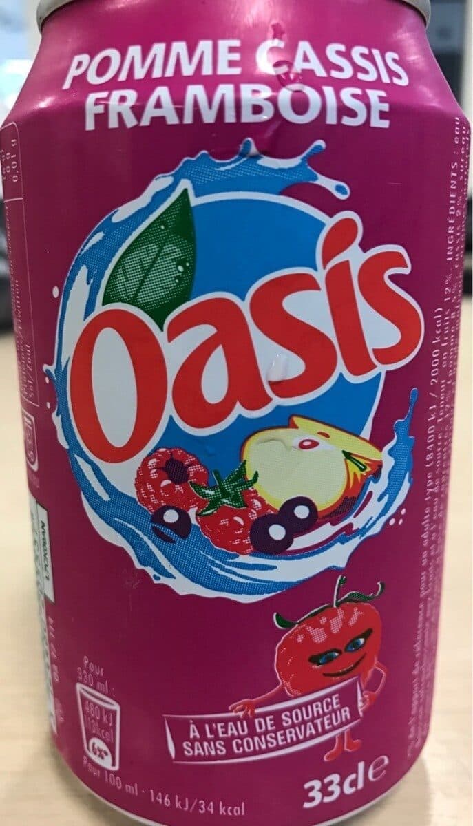 Oasis Oasis Pomme-Cassis-Framboise packshot