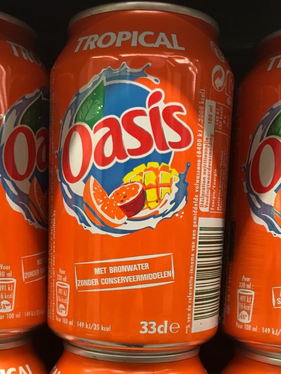 Open Food Facts Oasis Tropical packshot