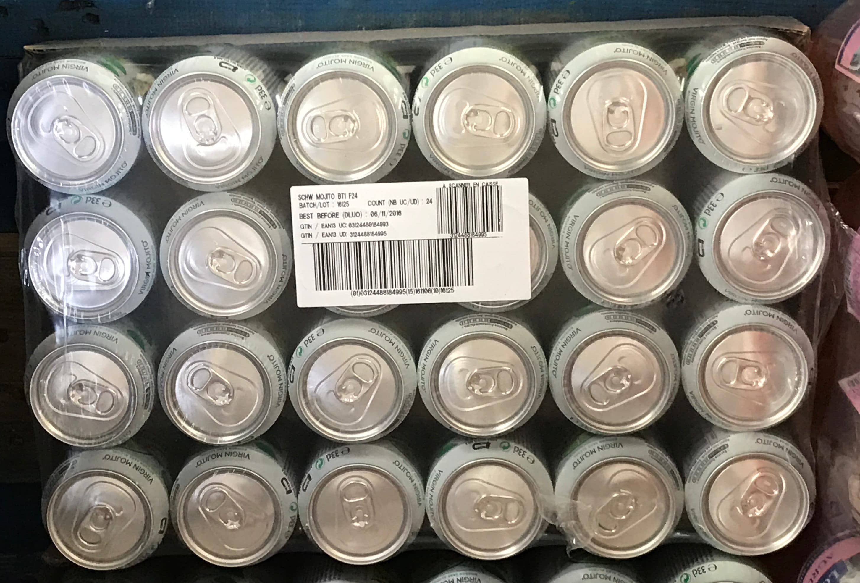 Schweppes Virgin Mojito packshot
