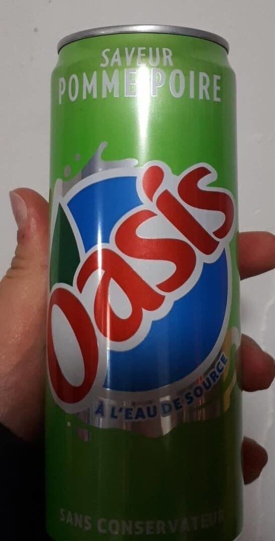 Open Food Facts Oasis pomme poire packshot