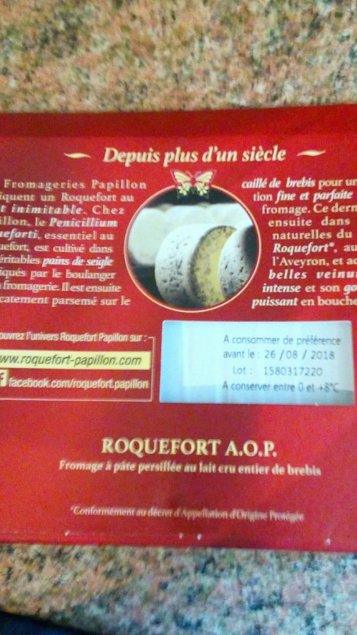 Open Food Facts Roquefort packshot