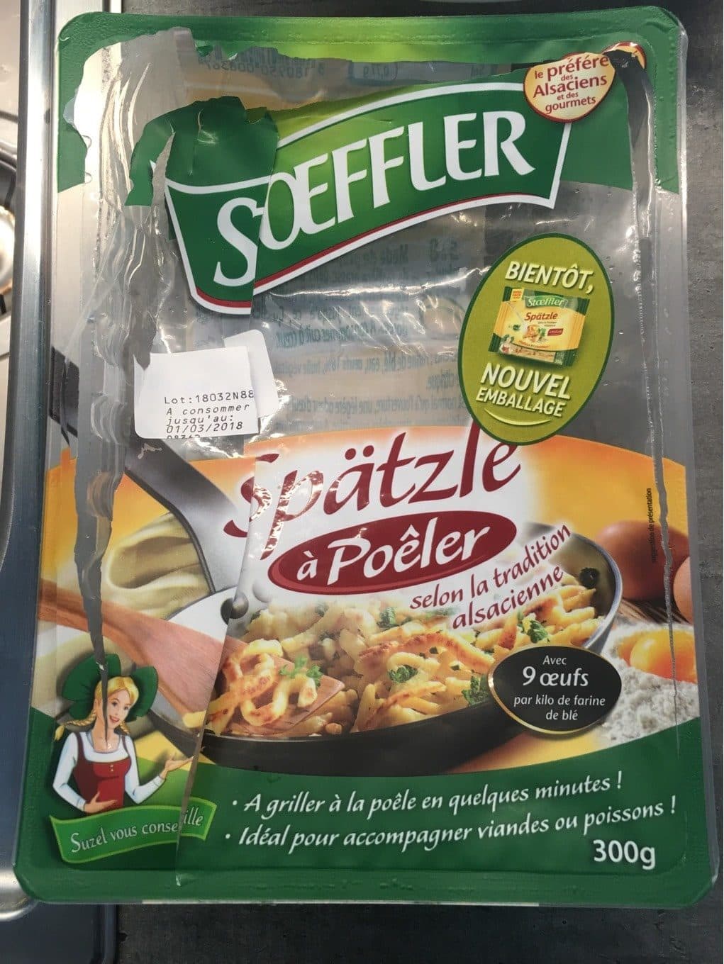 Stoeffler Spatzle a poeler packshot