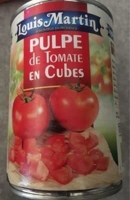 Louis martin Pulpe De Tomates En Cubes packshot