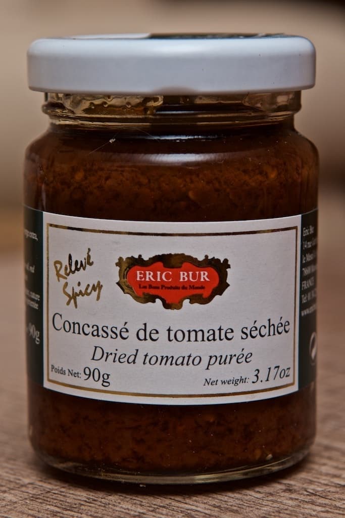 Eric Bur Concassé de tomate séchée relevé packshot