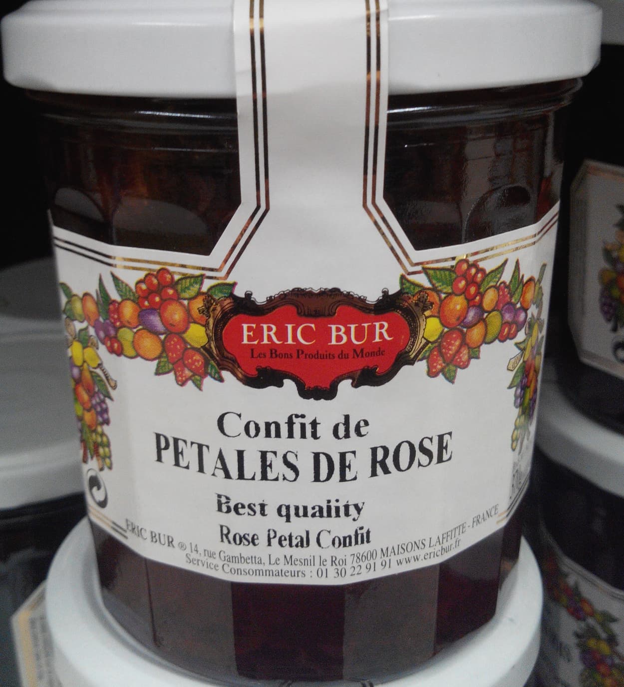 Eric Bur Confit de pétales de rose packshot