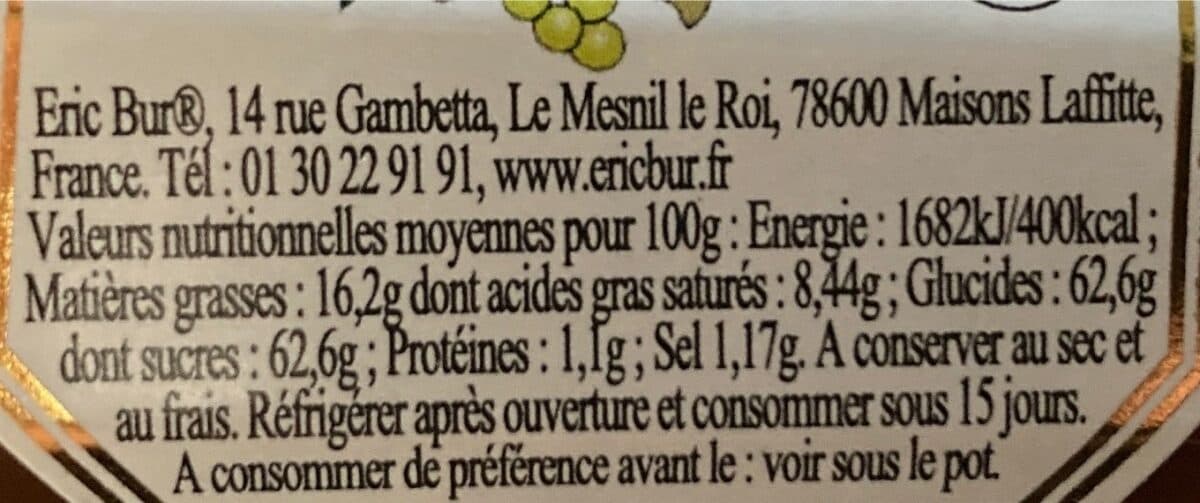 Éric Bur Caramel au beurre salé packshot