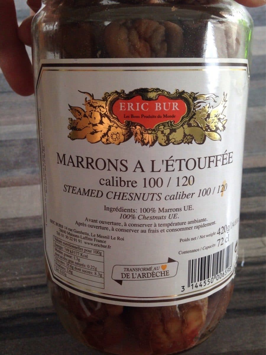 Eric bur Marrons à L'étouffée packshot