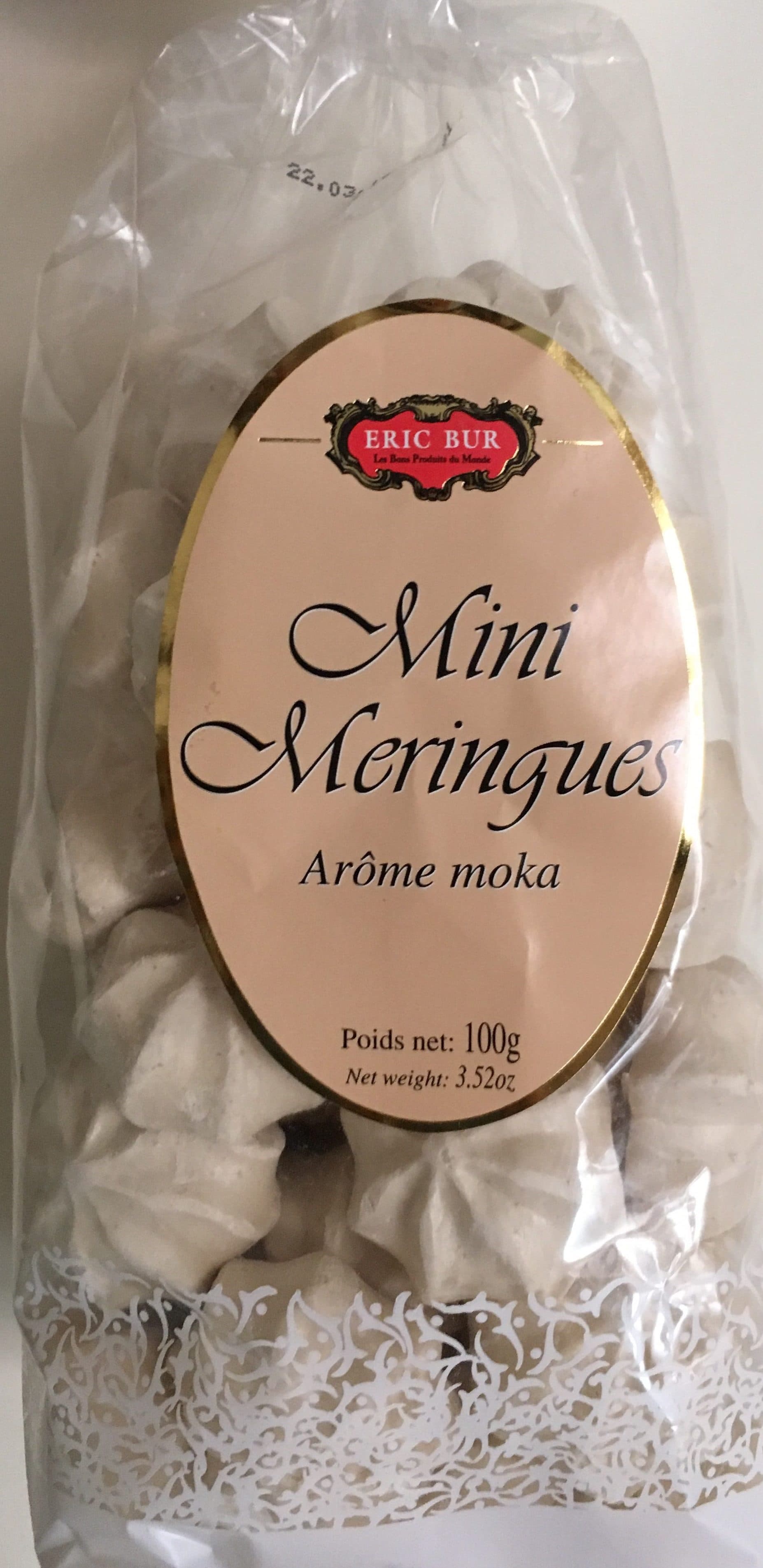 Éric Bur Mini Meringues Arôme Moka packshot