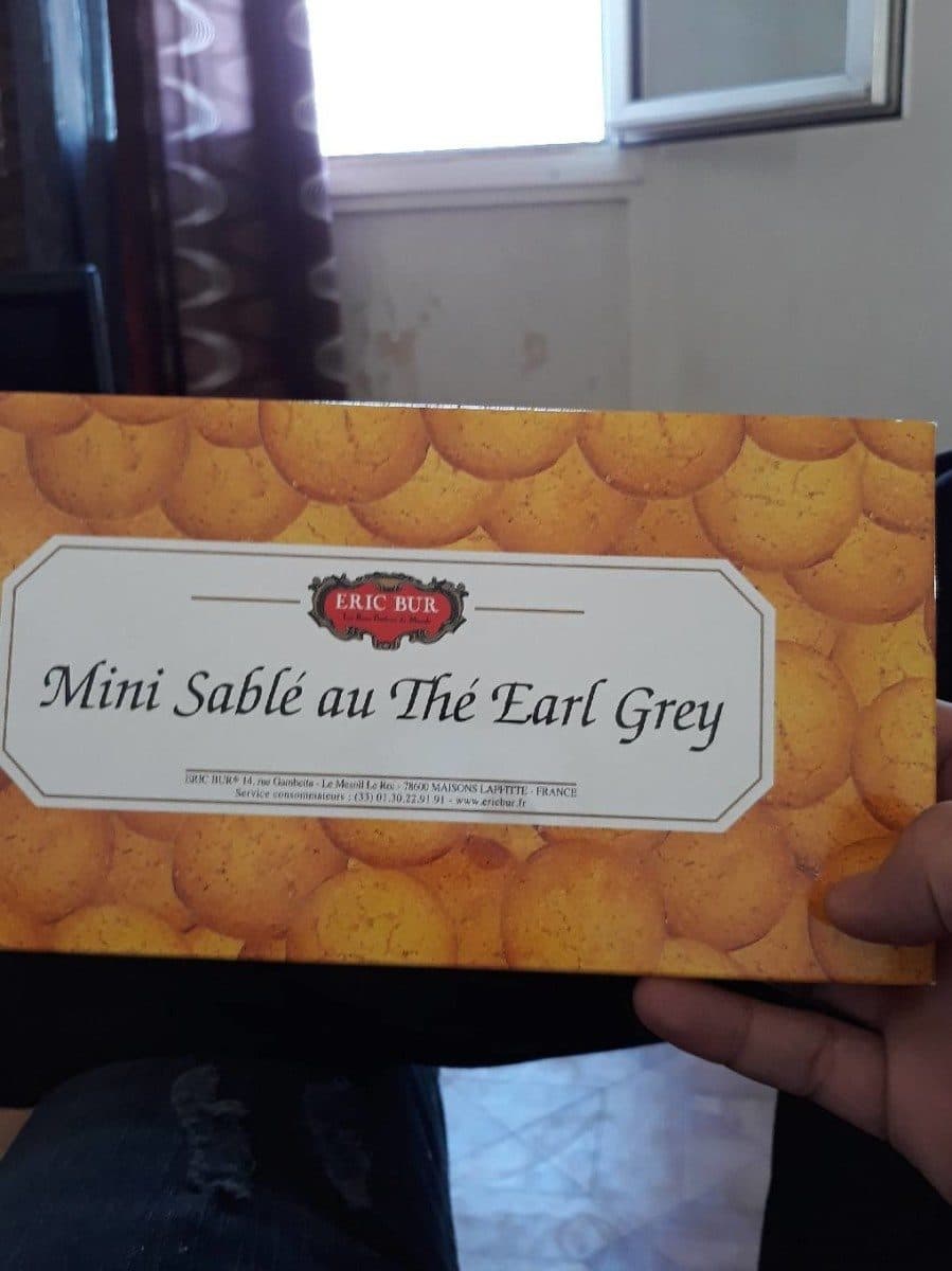 Éric Bur Mini sablé au thé earl grey packshot