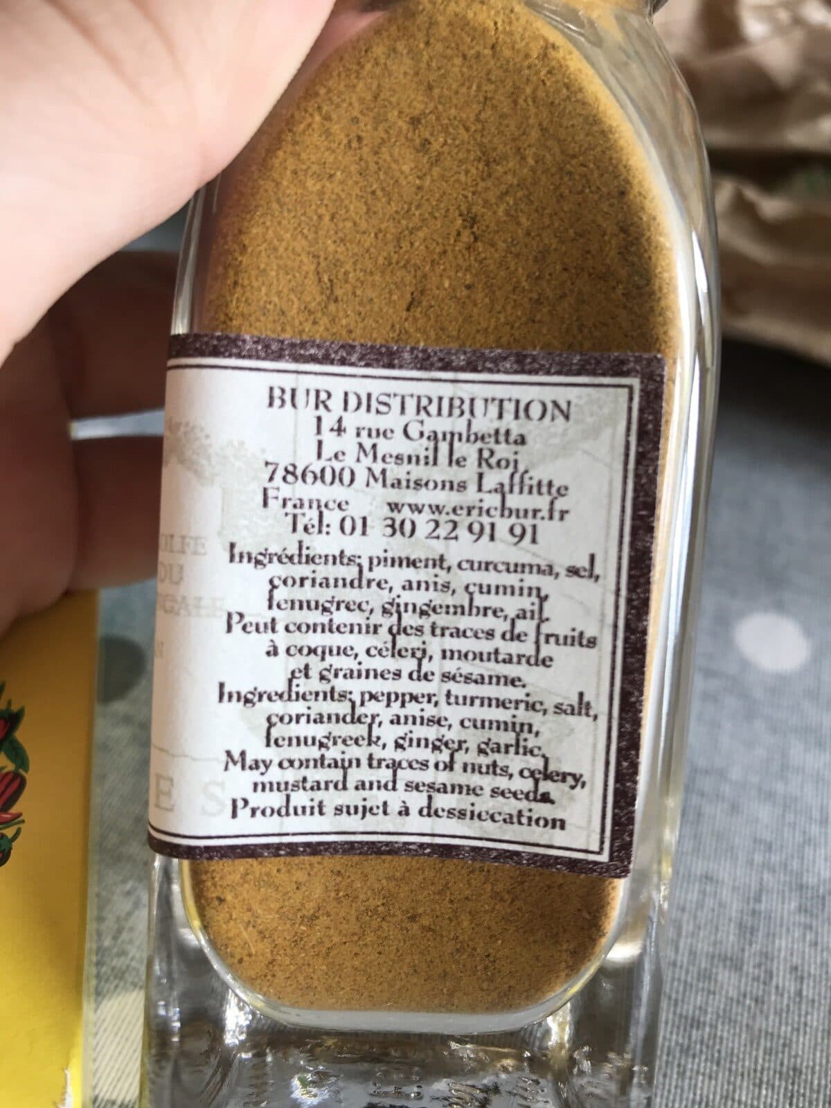 Éric Bur Curry Madras packshot