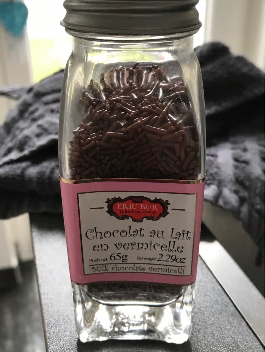 Éric Bur Vermicelle Chocolat Au Lait 5mm 65g packshot
