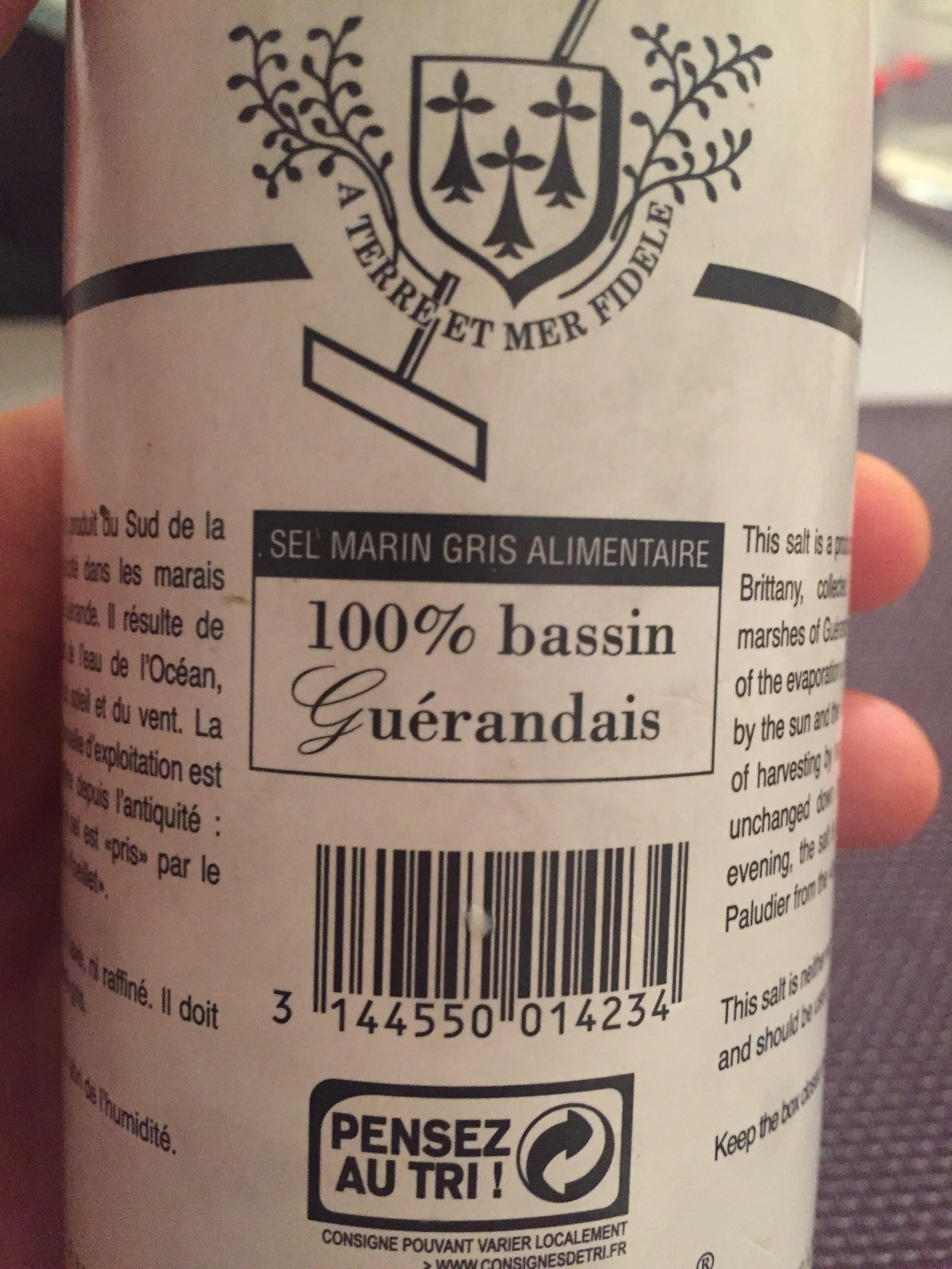 Eric Burr Sel Gris De Guérande broyé fin packshot