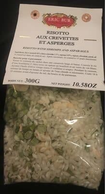 Eric Bur Risotto aux crevettes et asperges packshot
