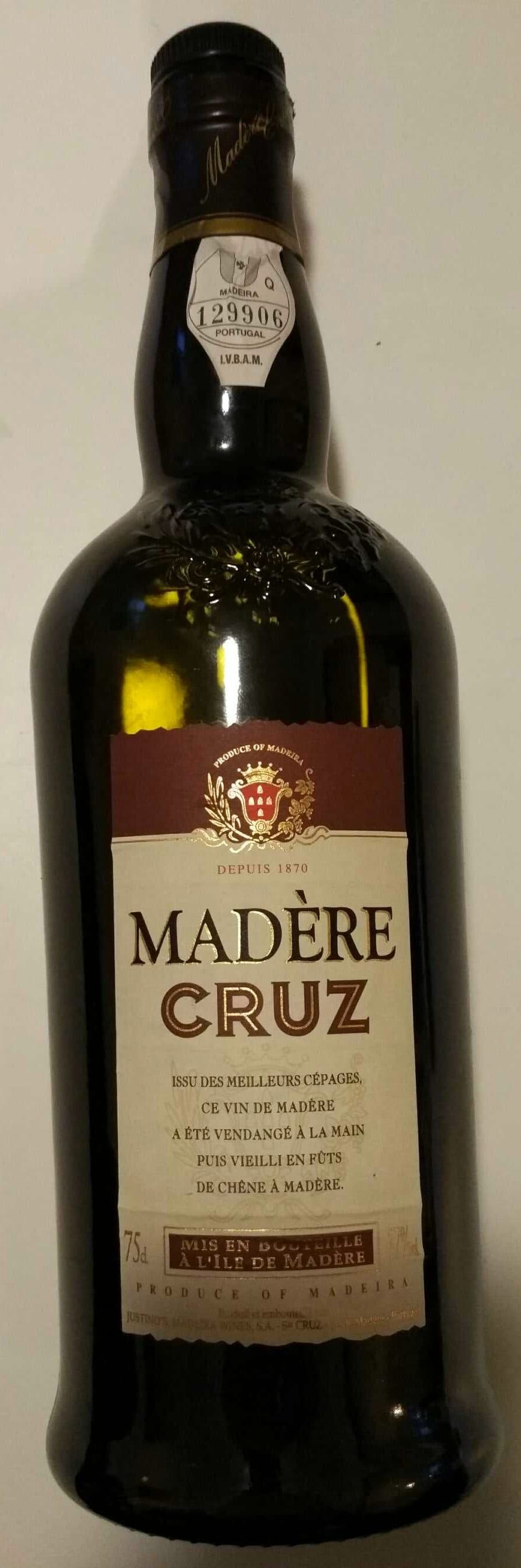 Cruz Madère packshot