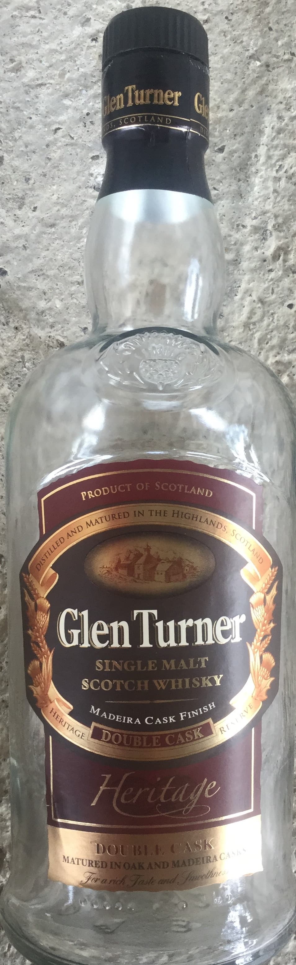Glen Turner Single malt scotch whisky packshot