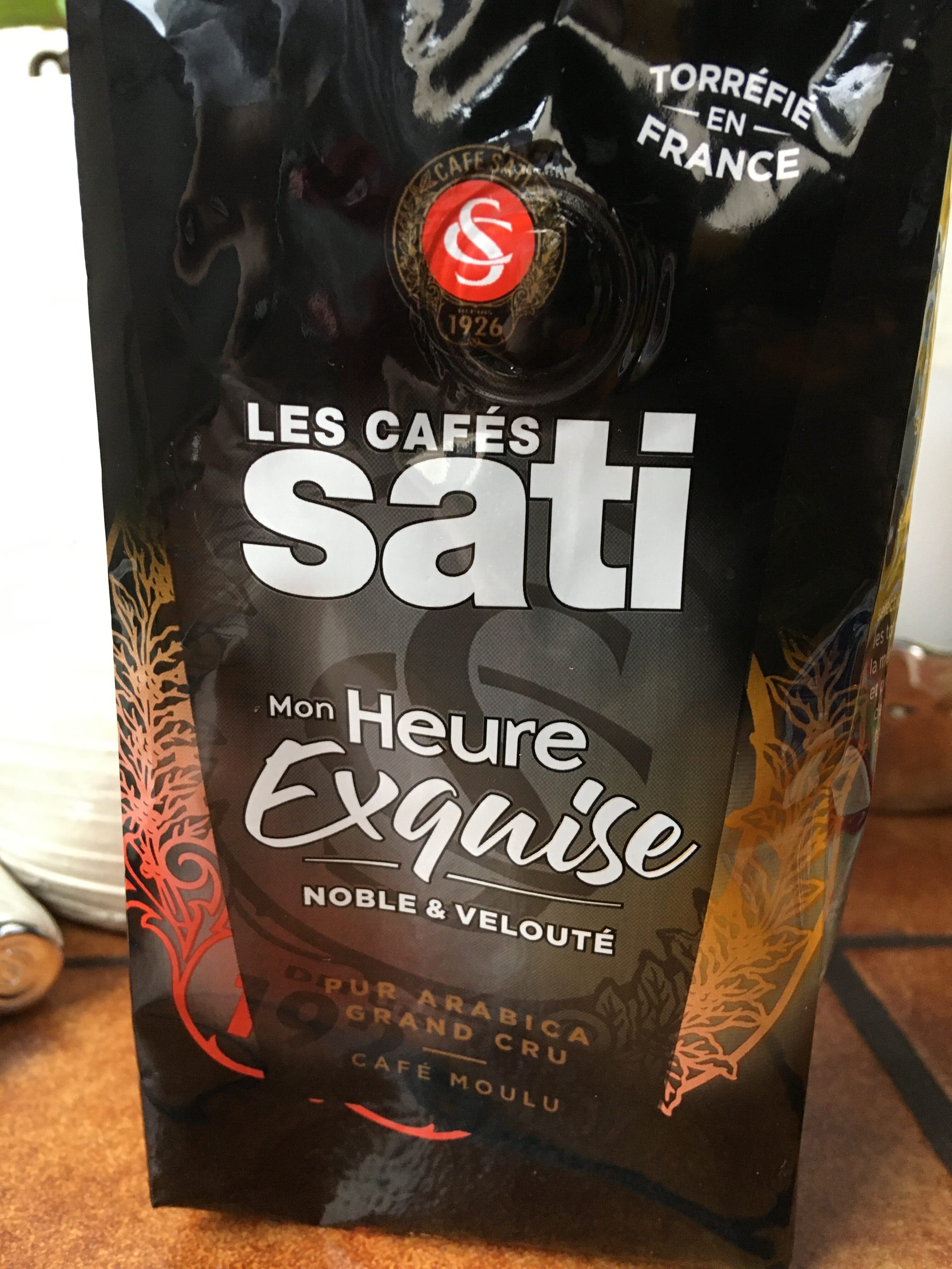 Sati Heure Exquise, Café Arabica, Le Paquet De packshot