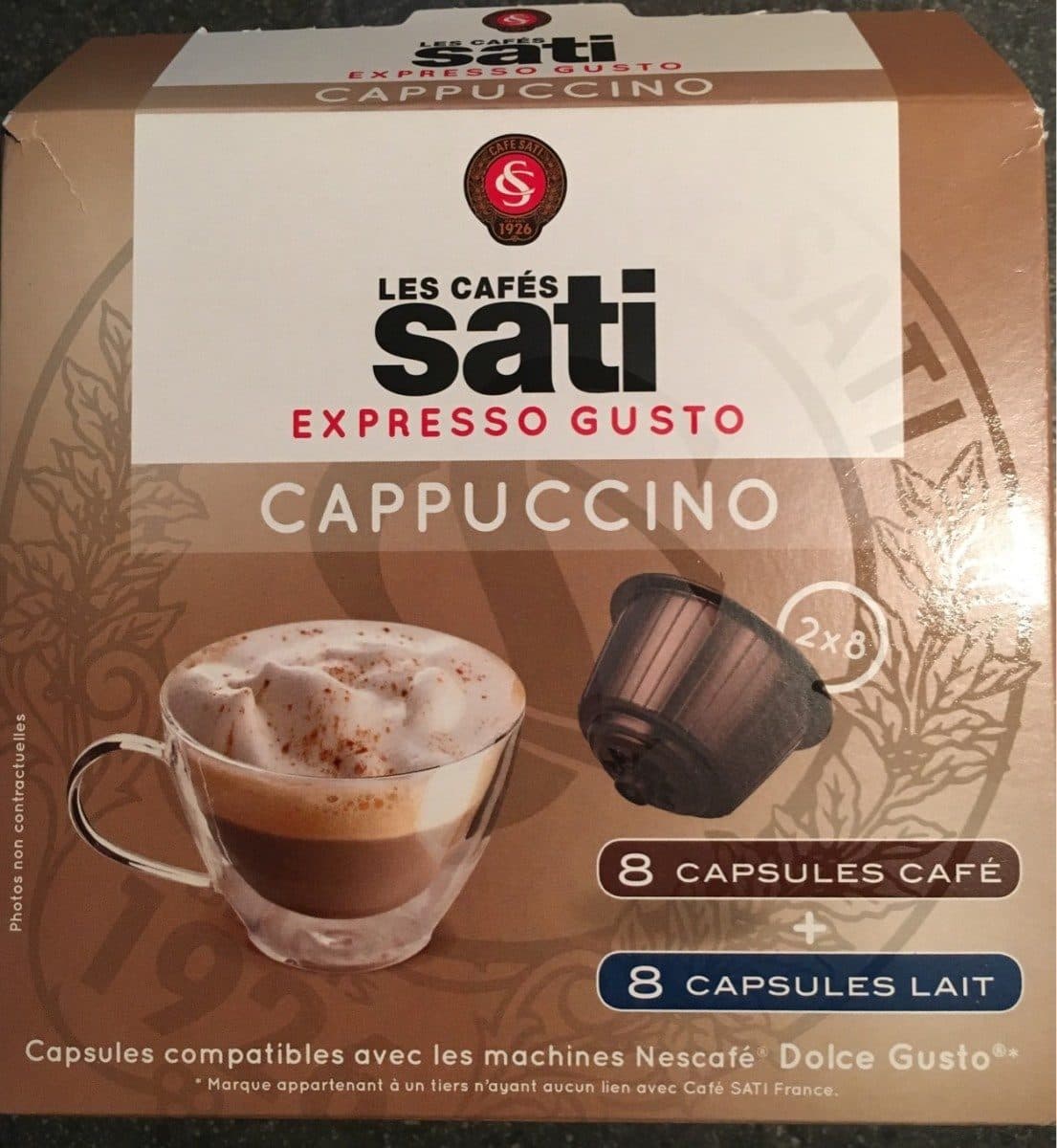 Open Food Facts Sati Expresso Cappuccino packshot