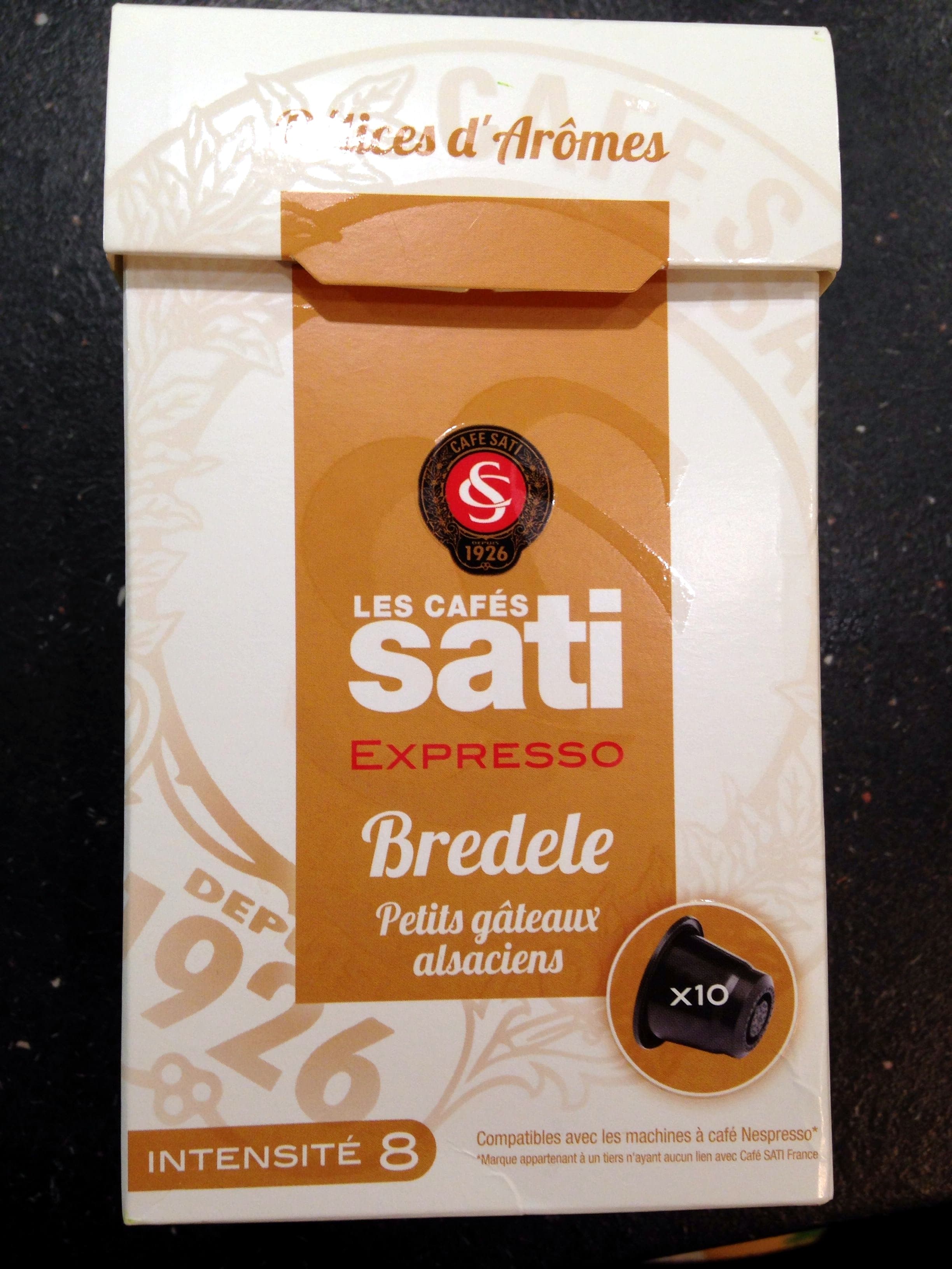 Sati Café expresso brefele packshot