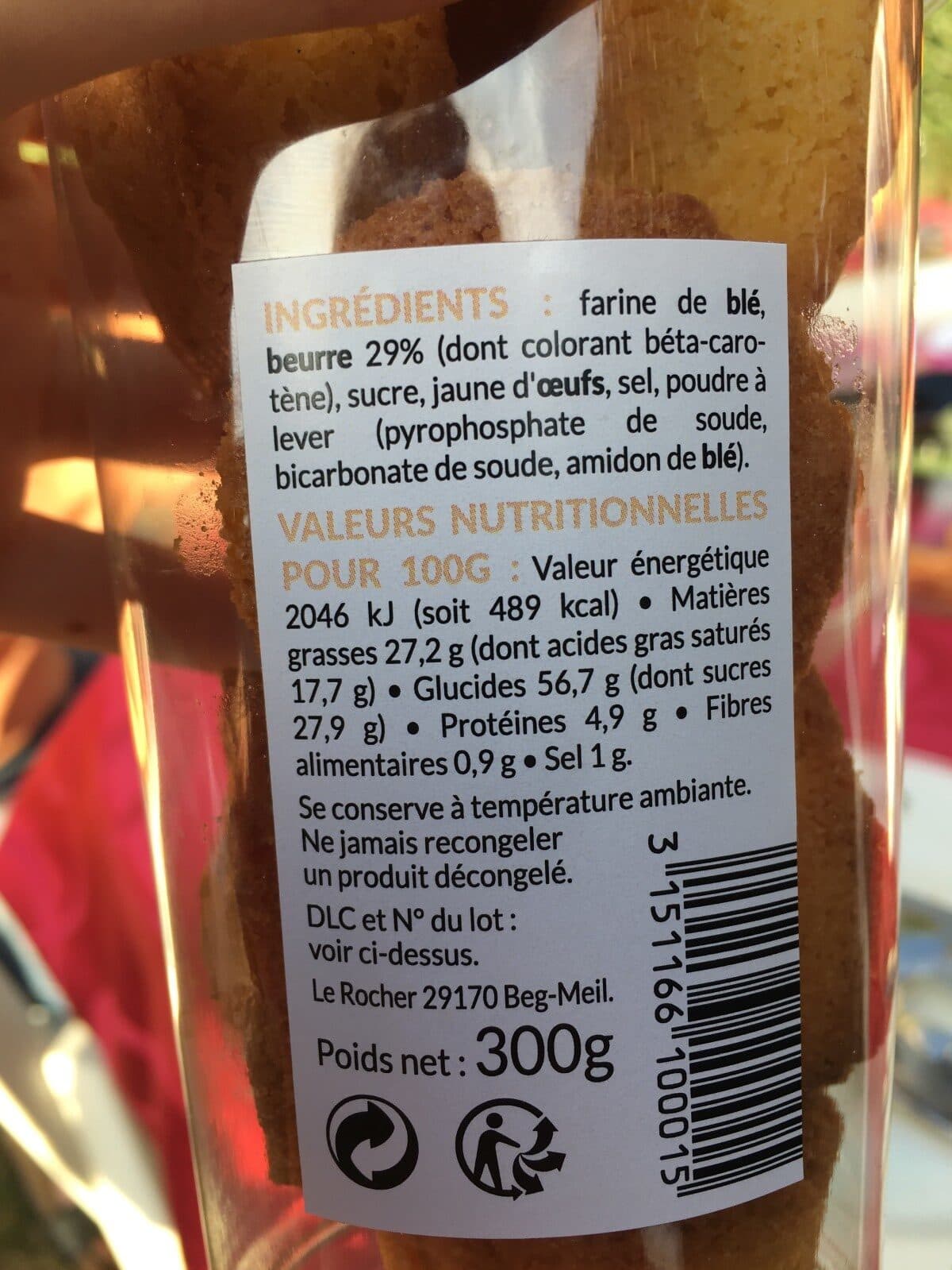 Open Food Facts Blizettes de Beg Meil packshot